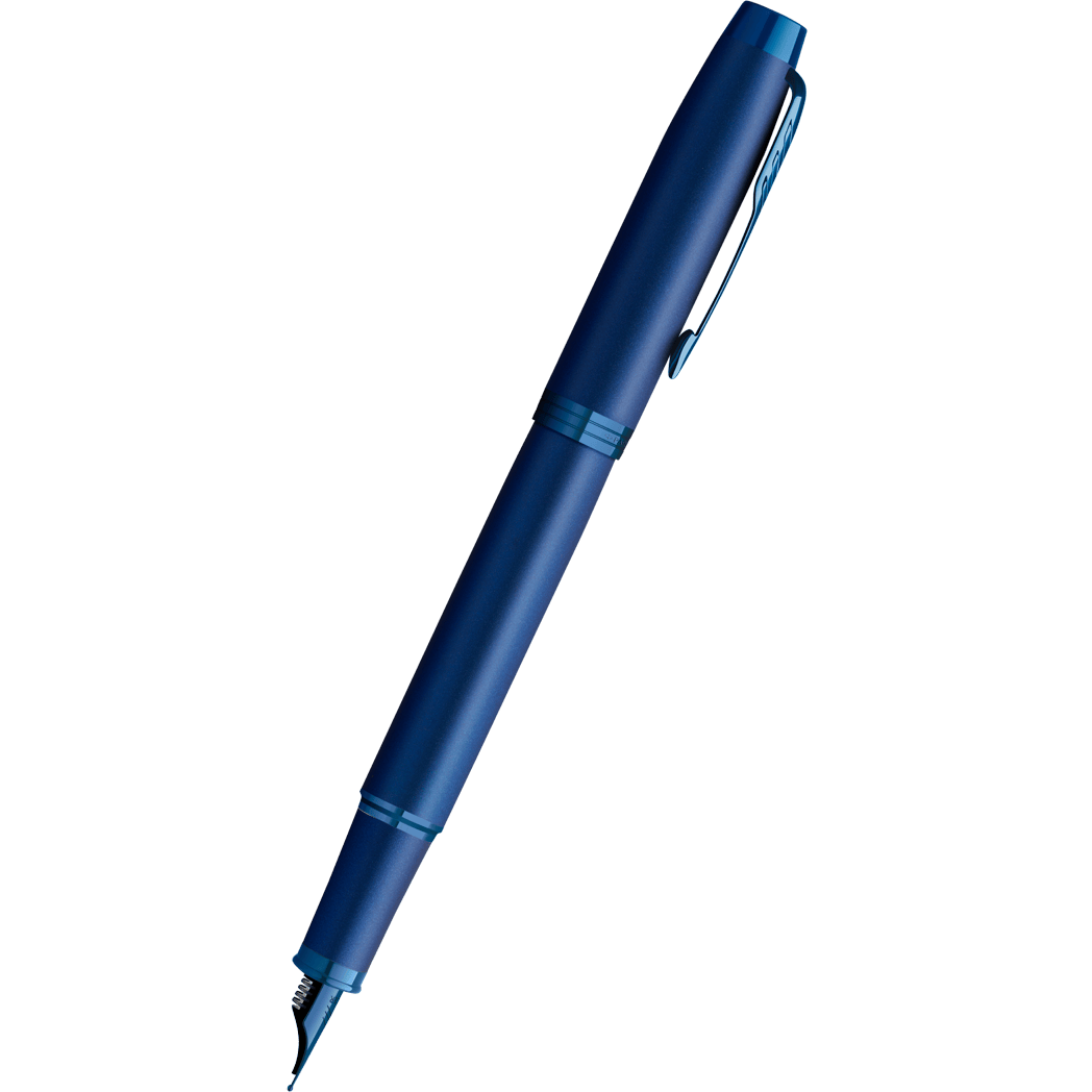 Parker IM Fountain Pen - Monochrome - Blue-Pen Boutique Ltd