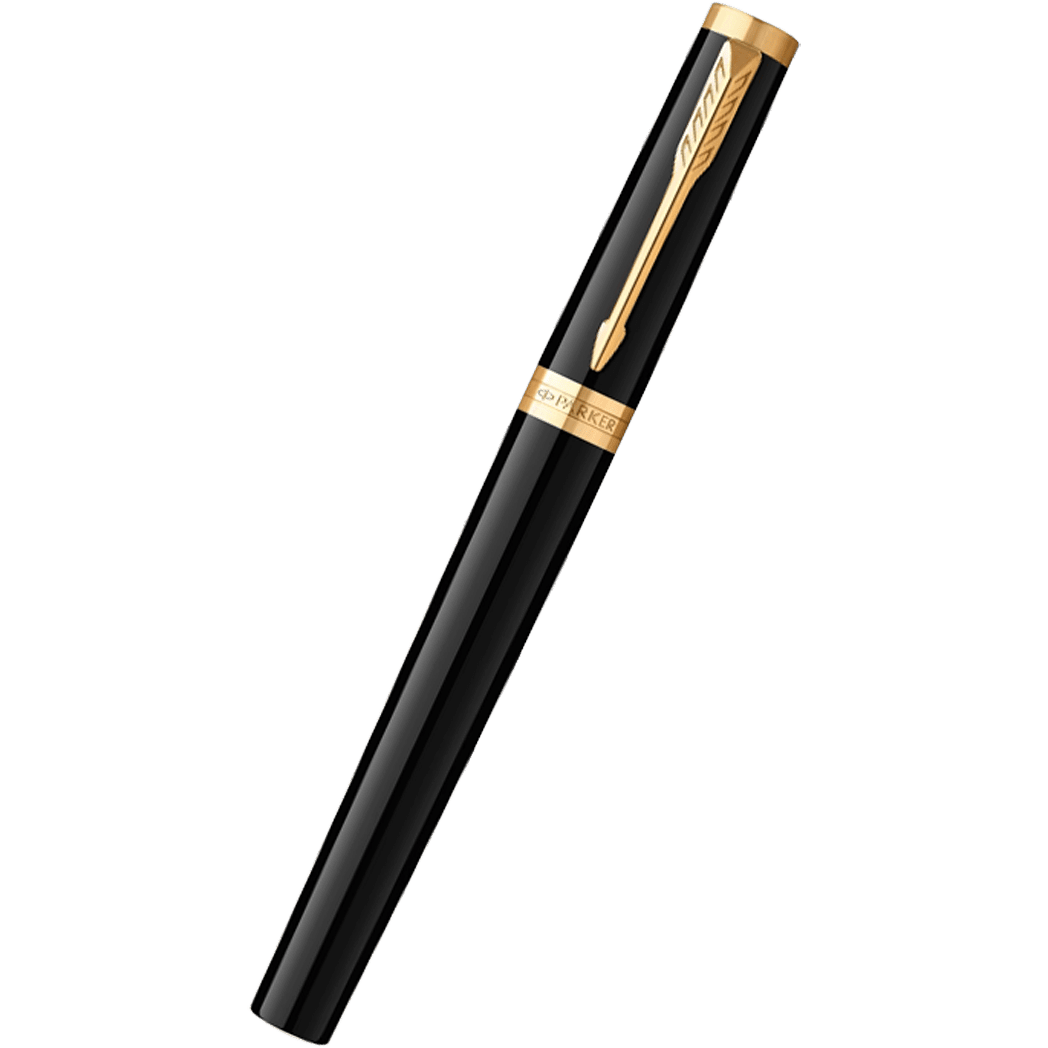 Parker Ingenuity Core Rollerball Pen - Black - Gold Trim - Pen Boutique Ltd