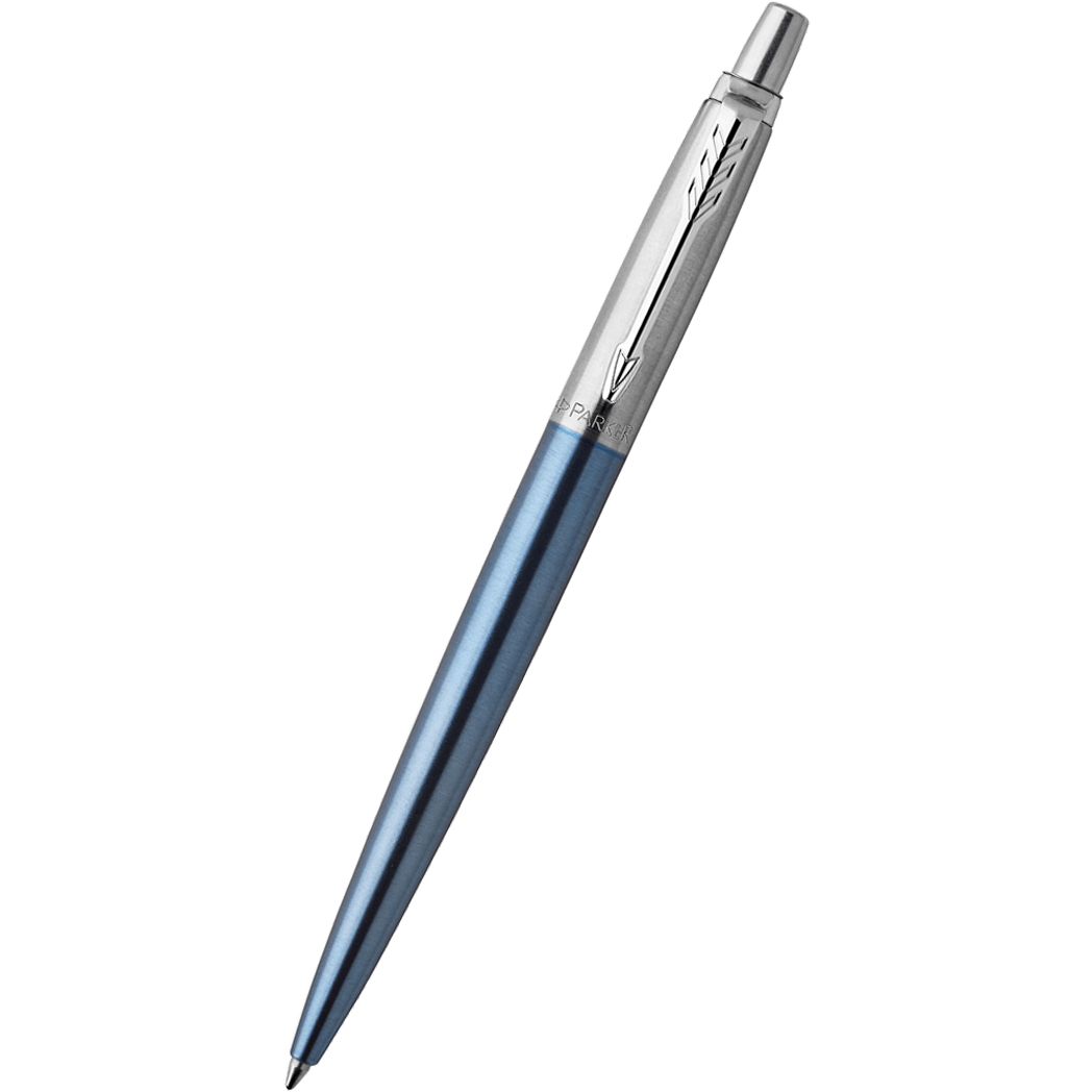 Parker Jotter Waterloo Blue with Chrome Trim Ballpoint Pen-Pen Boutique Ltd