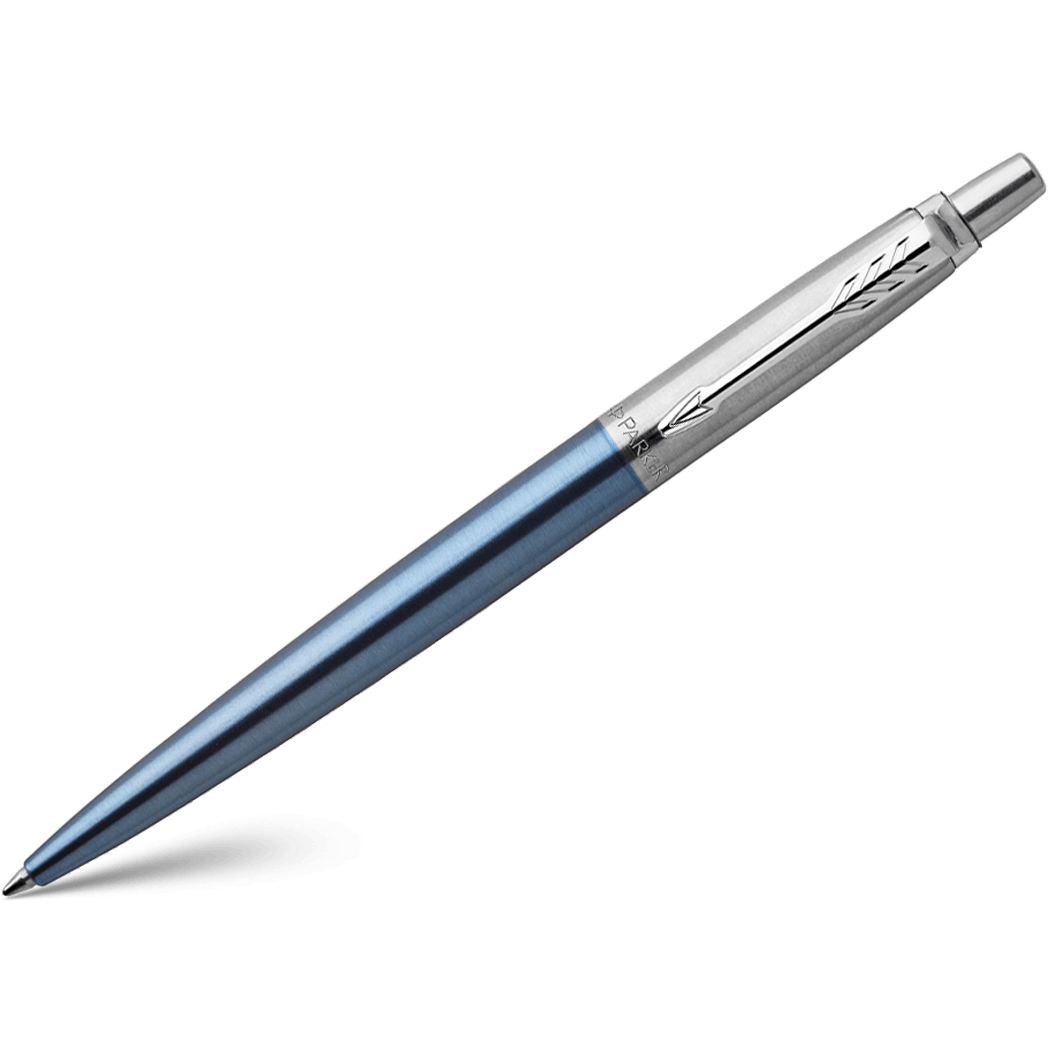 Parker Jotter Waterloo Blue with Chrome Trim Ballpoint Pen-Pen Boutique Ltd