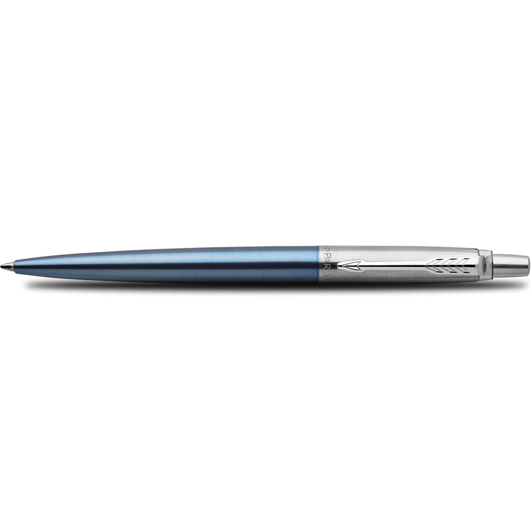 Parker Jotter Waterloo Blue with Chrome Trim Ballpoint Pen-Pen Boutique Ltd