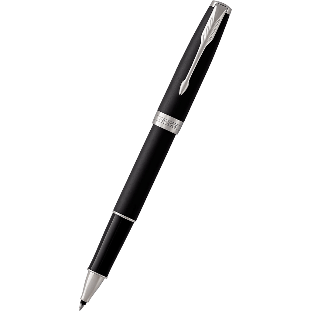 Parker Sonnet Matte Black with Chrome Trim Rollerball Pen