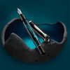 Pelikan Classic Fountain Pen - M205 Petrol-Marbled (Special Edition)-Pen Boutique Ltd