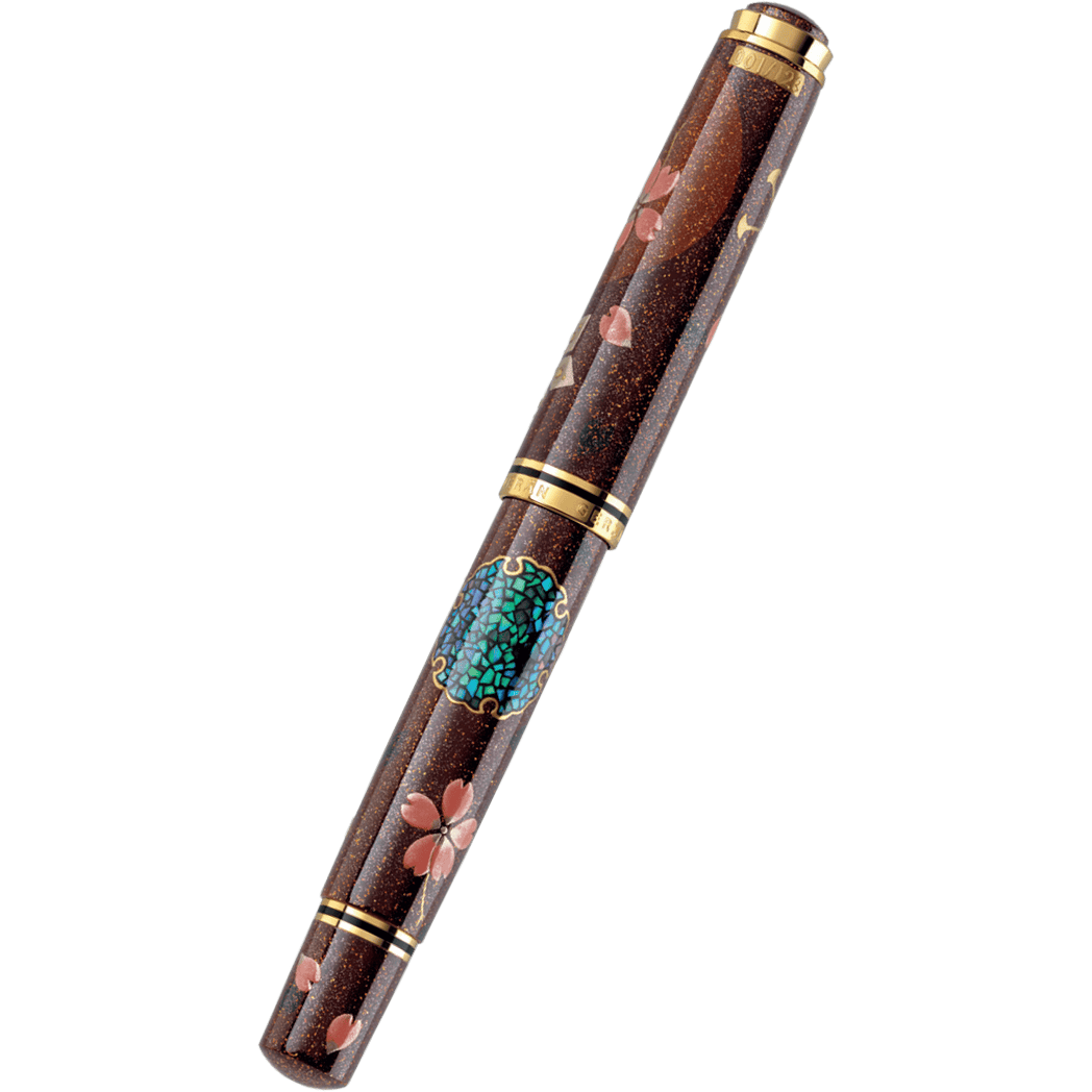 Pelikan Maki-e Fountain Pen - Limited Edition - Snow Moon and Flowers-Pen Boutique Ltd