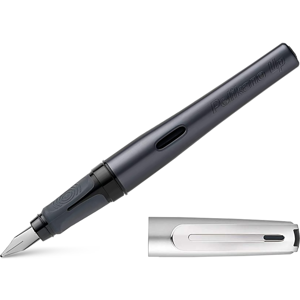 Pelikan Pelikano Up Fountain Pen - Anthracite - Medium-Pen Boutique Ltd