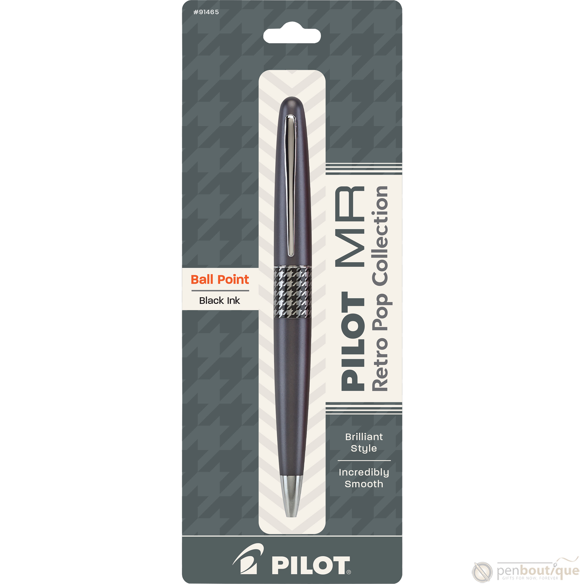 Pilot Ballpoint Pen - MR Collection - Retro Pop - Gray-Pen Boutique Ltd