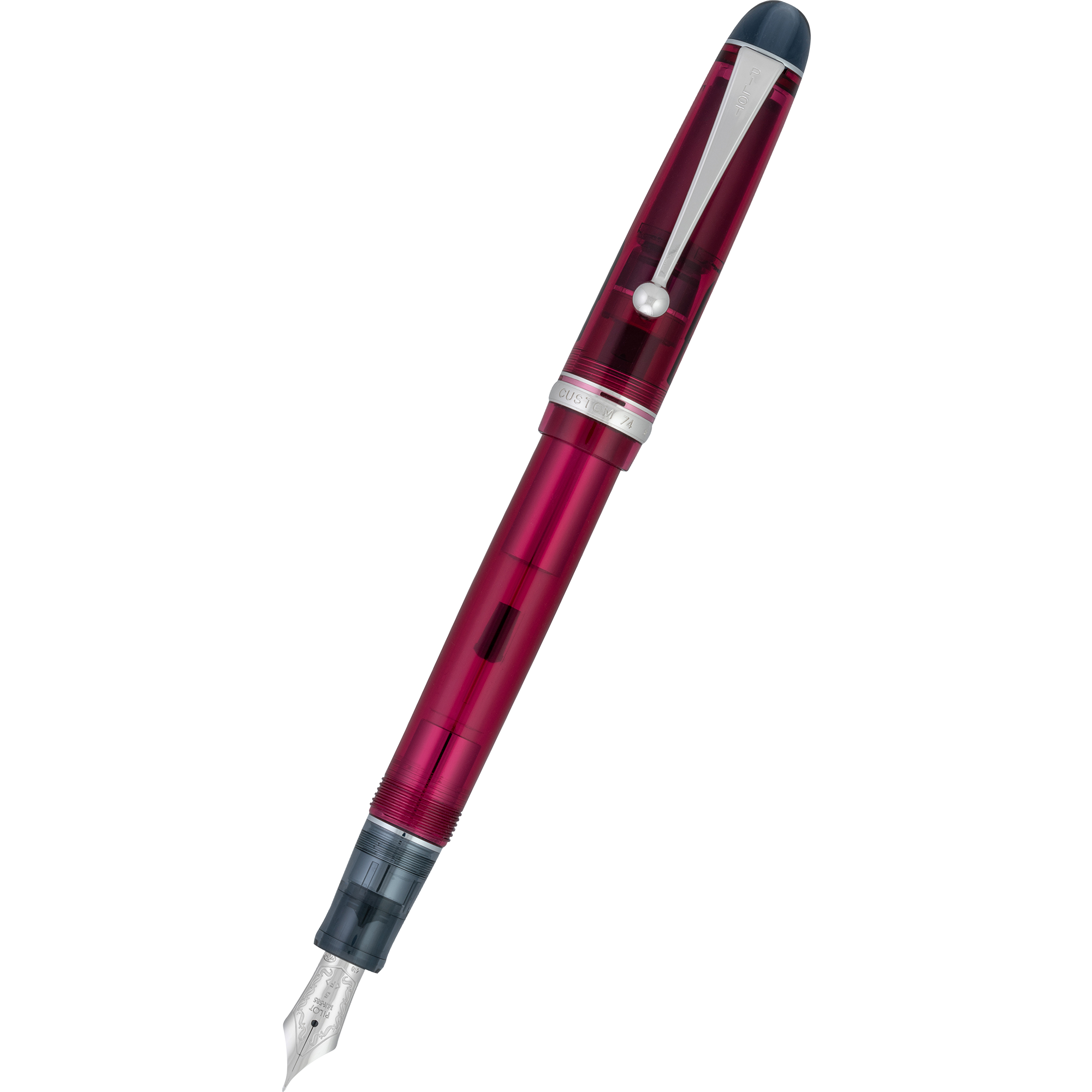 Pilot Custom 74 Fountain Pen - Merlot-Pen Boutique Ltd