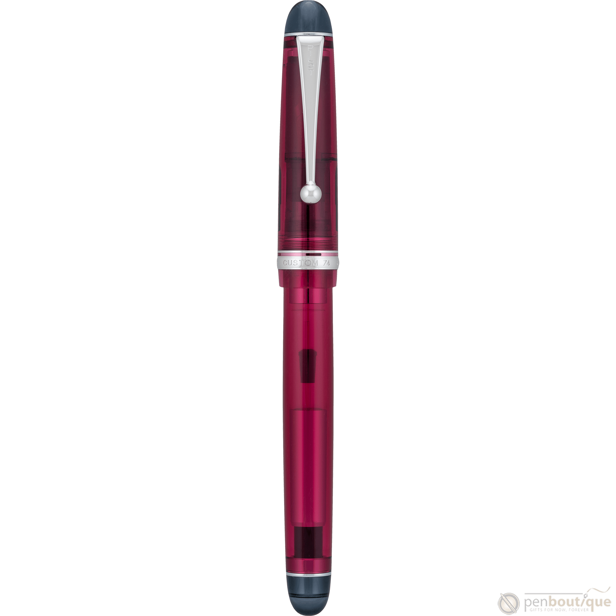 Pilot Custom 74 Fountain Pen - Merlot - Pen Boutique Ltd