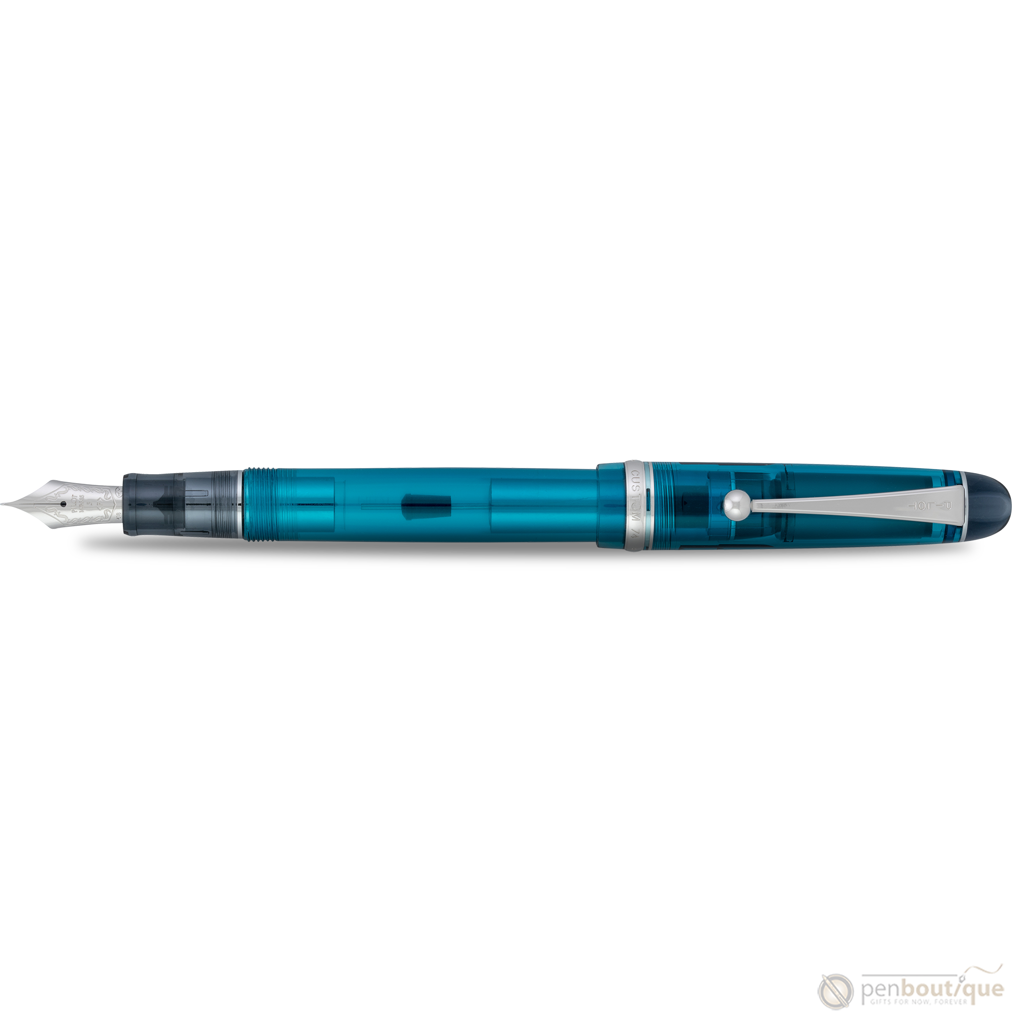 Pilot Custom 74 Fountain Pen - Teal-Pen Boutique Ltd