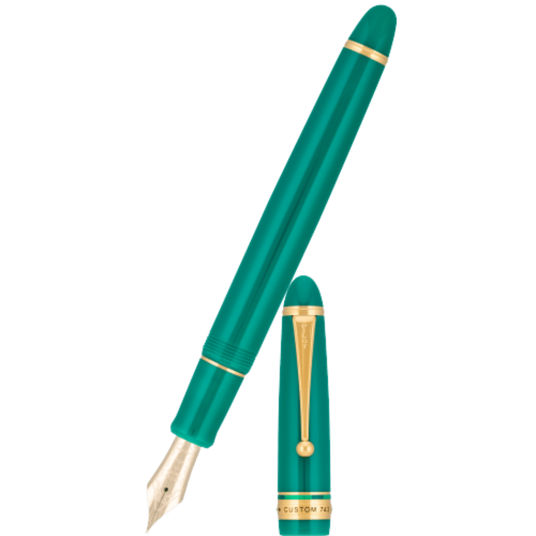 Pilot Custom 743 Fountain Pen - Green (Verdigris) (US Exclusive) - Pen Boutique Ltd