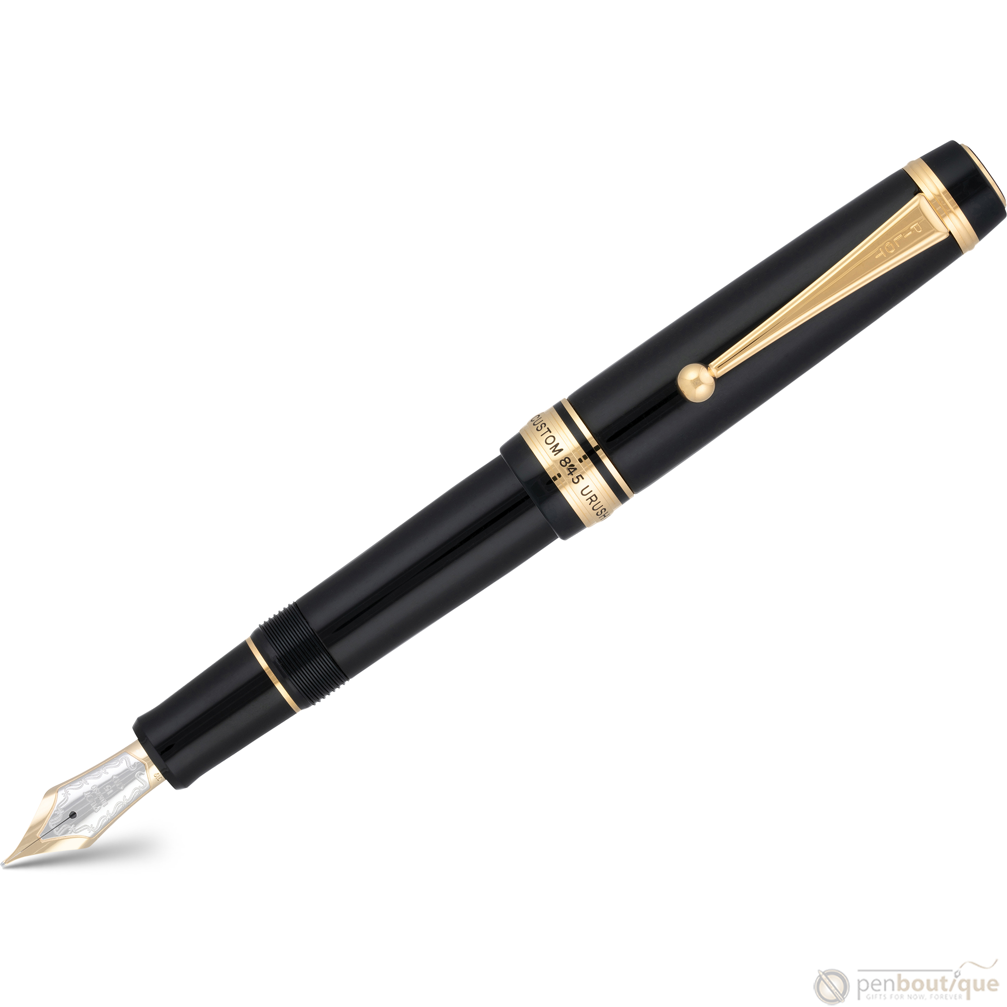 Pilot Custom 845 Fountain Pen - Black-Pen Boutique Ltd