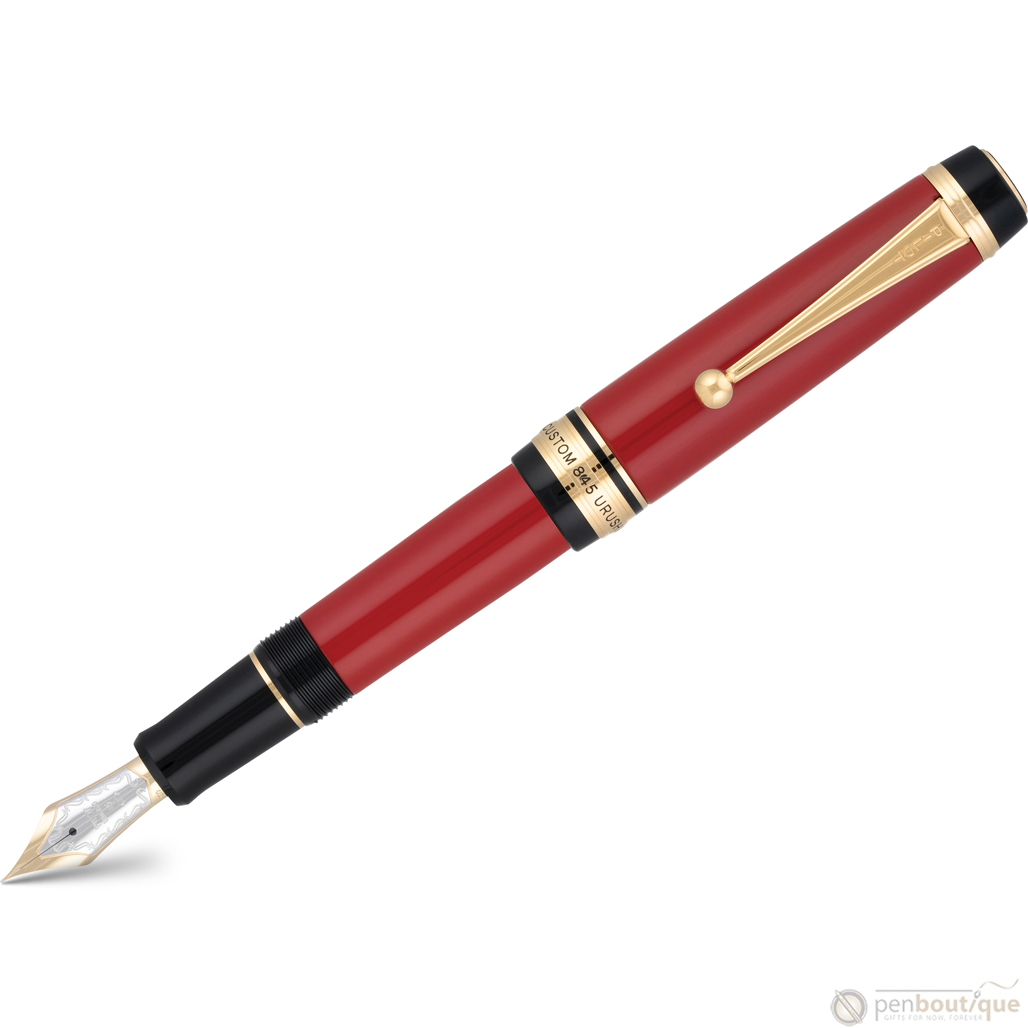 Pilot Custom 845 Fountain Pen - Vermillion-Pen Boutique Ltd