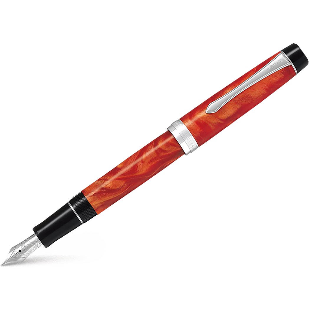 Pilot Custom Heritage SE Fountain Pen - Marble Orange - Pen Boutique Ltd