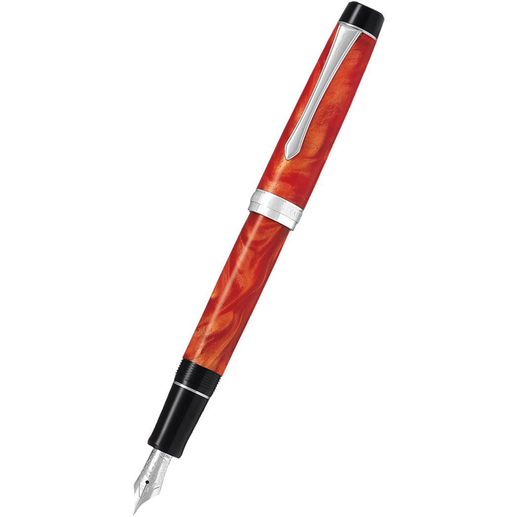 Pilot Custom Heritage SE Fountain Pen - Marble Orange - Pen Boutique Ltd