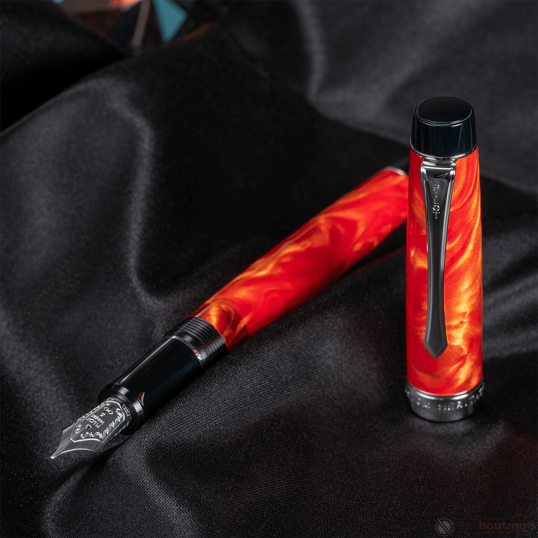 Pilot Custom Heritage SE Fountain Pen - Marble Orange - Pen Boutique Ltd
