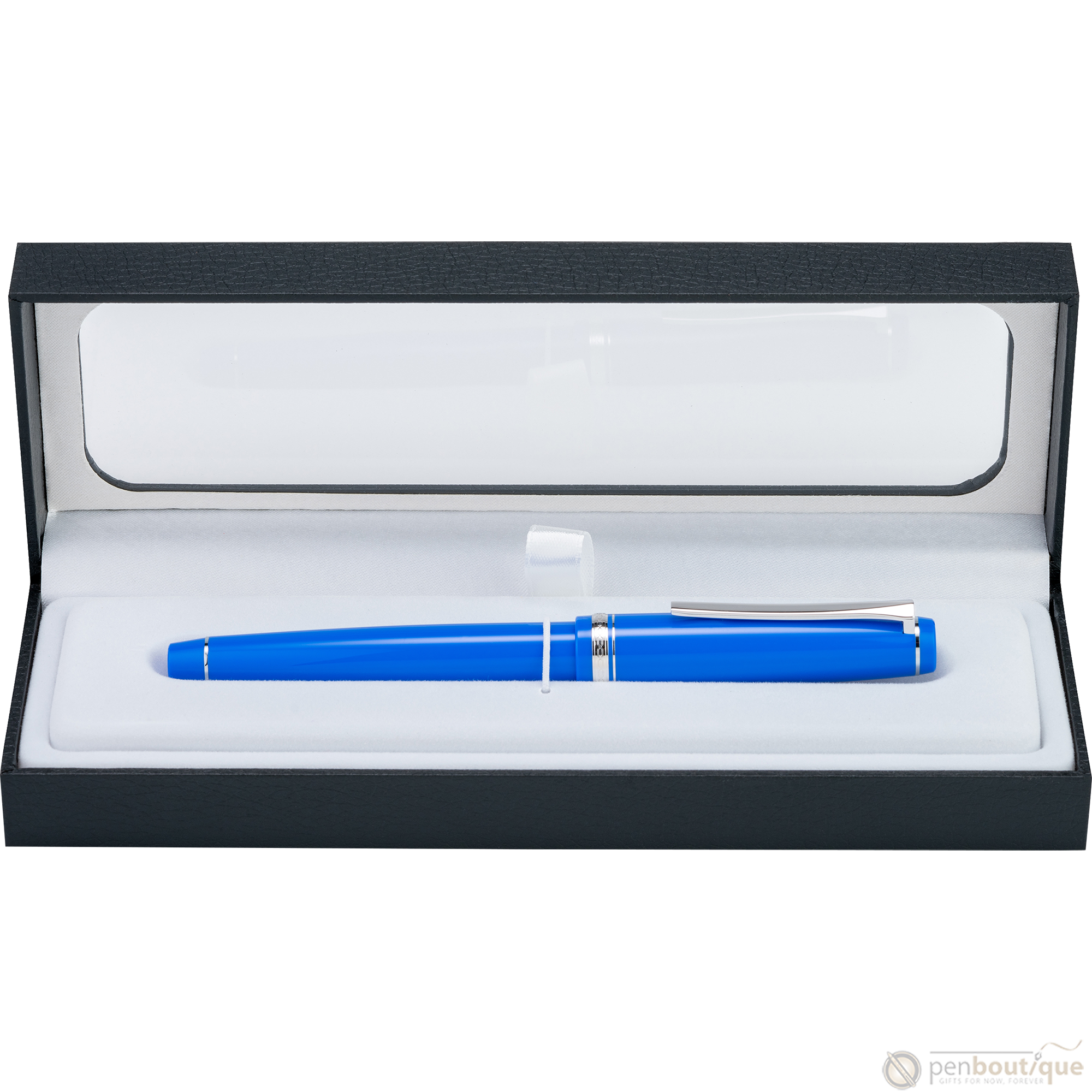 Pilot Falcon Fountain Pen - Marine Blue - Rhodium Trim-Pen Boutique Ltd