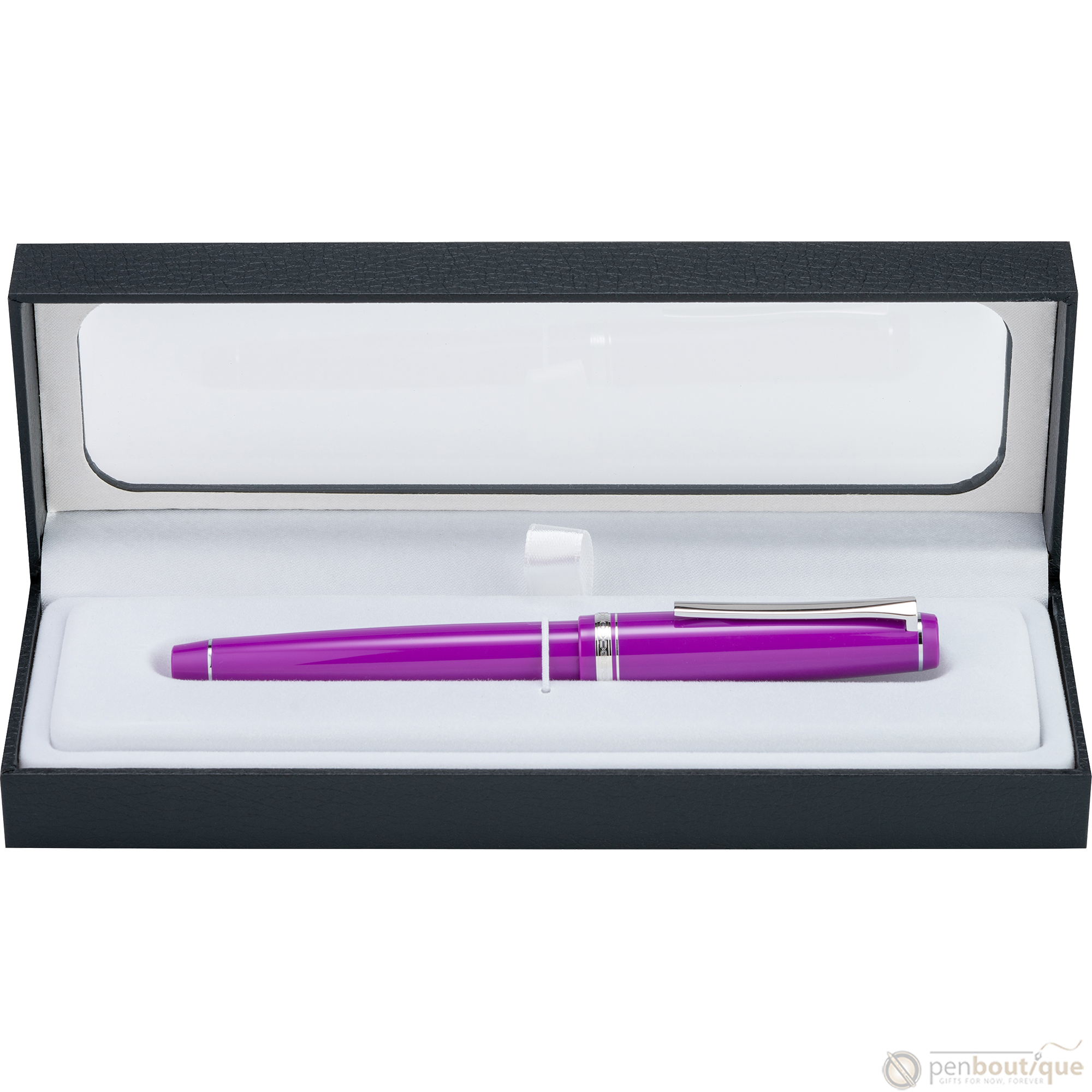 Pilot Falcon Fountain Pen - Plum Purple - Rhodium Trim-Pen Boutique Ltd