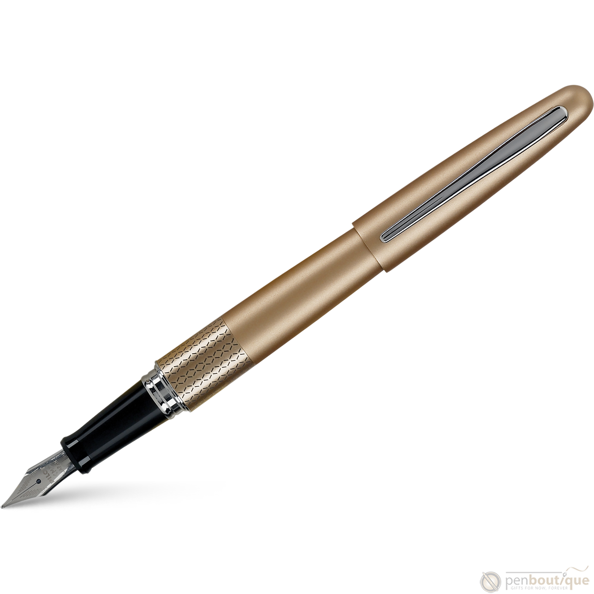 Pilot Fountain Pen - MR Collection - Gold Zig Zag - Medium-Pen Boutique Ltd