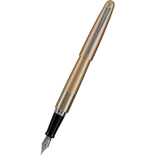 Pilot Fountain Pen - MR Collection - Gold Zig Zag - Medium-Pen Boutique Ltd