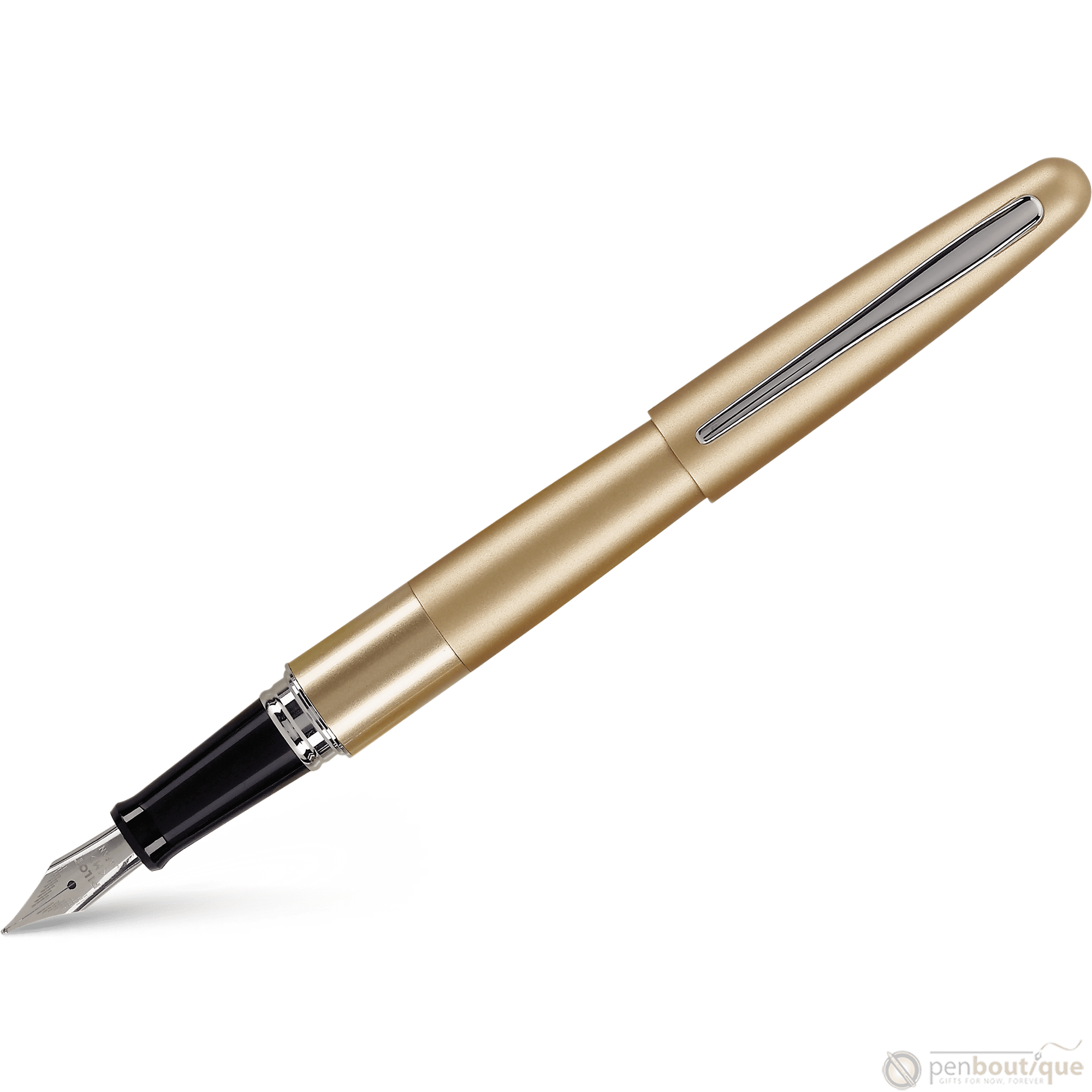 Pilot Fountain Pen - MR Collection - Plain Gold - Pen Boutique Ltd