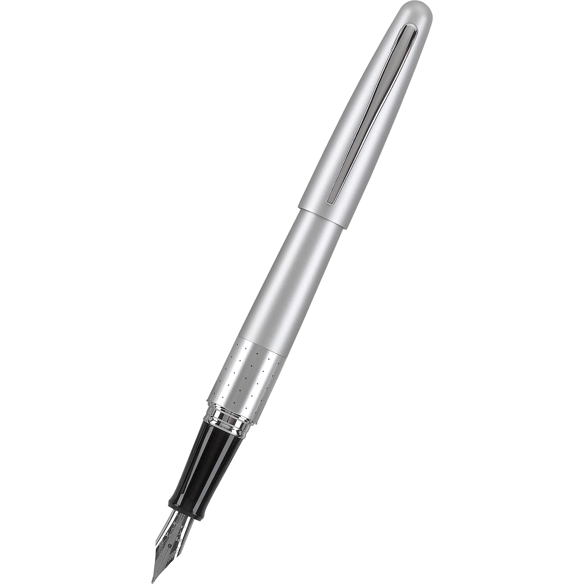 Pilot Fountain Pen - MR Collection - Silver Dots - Medium-Pen Boutique Ltd