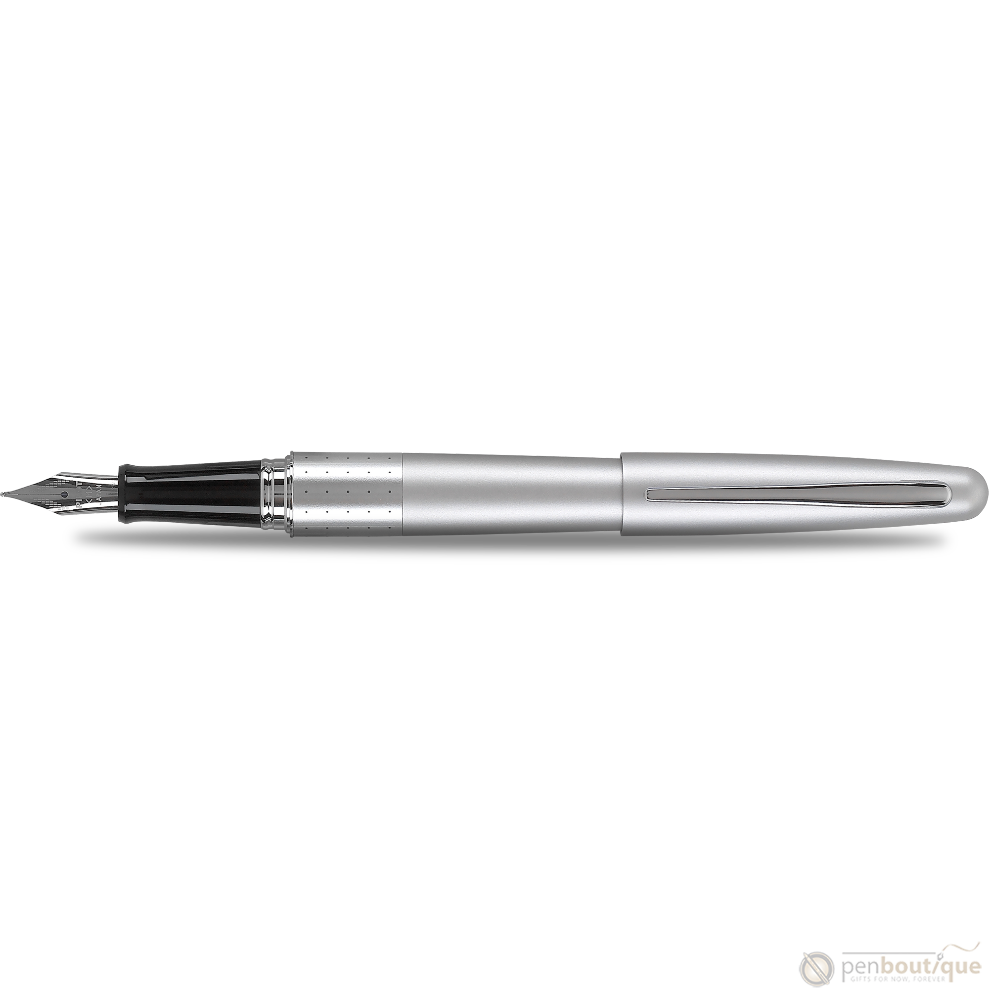 Pilot Fountain Pen - MR Collection - Silver Dots - Medium-Pen Boutique Ltd