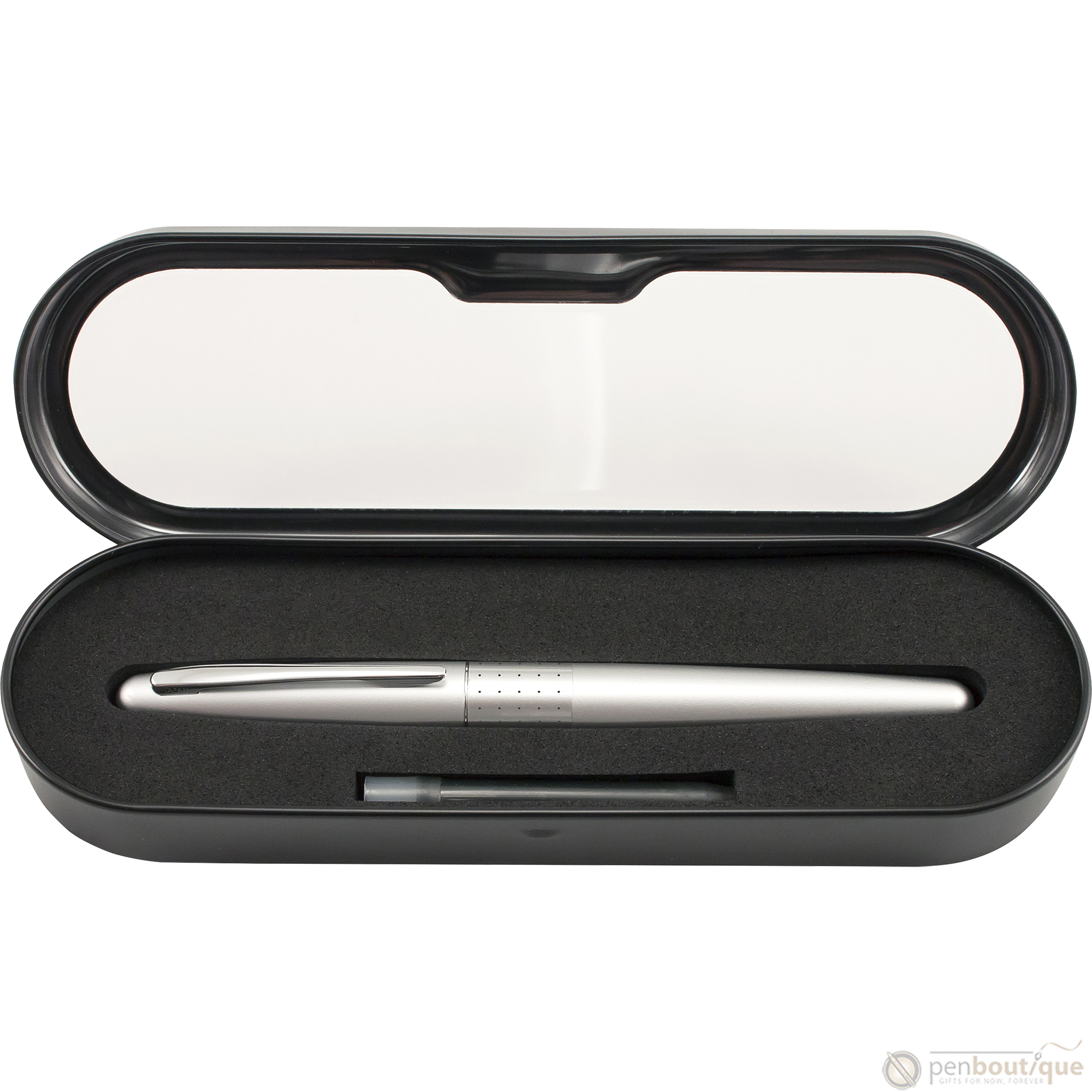 Pilot Fountain Pen - MR Collection - Silver Dots - Medium-Pen Boutique Ltd