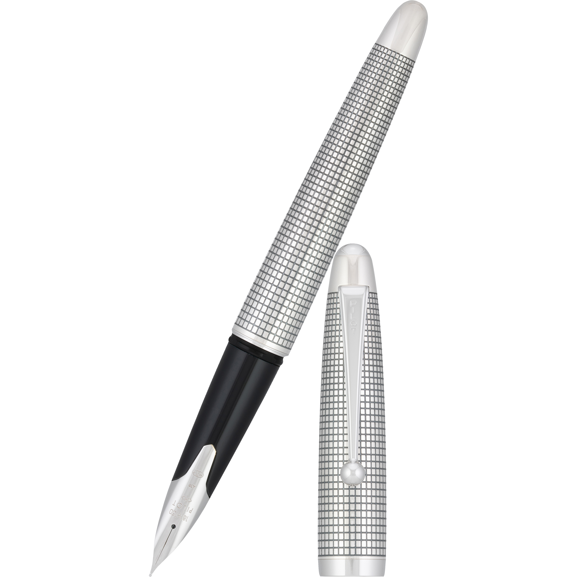 Pilot Sterling Fountain Pen - Silvern Koushi-Pen Boutique Ltd