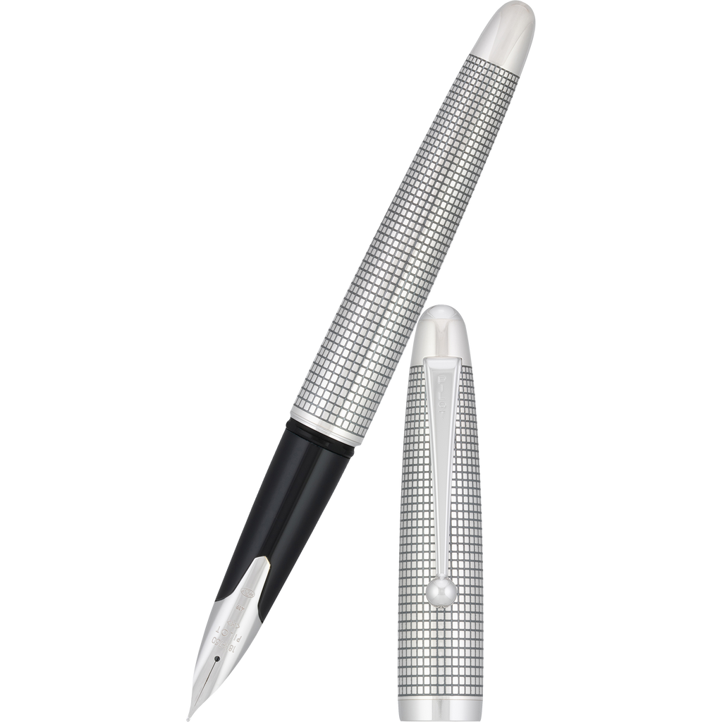 Pilot Sterling Silver Fountain Pen - Silvern Koushi