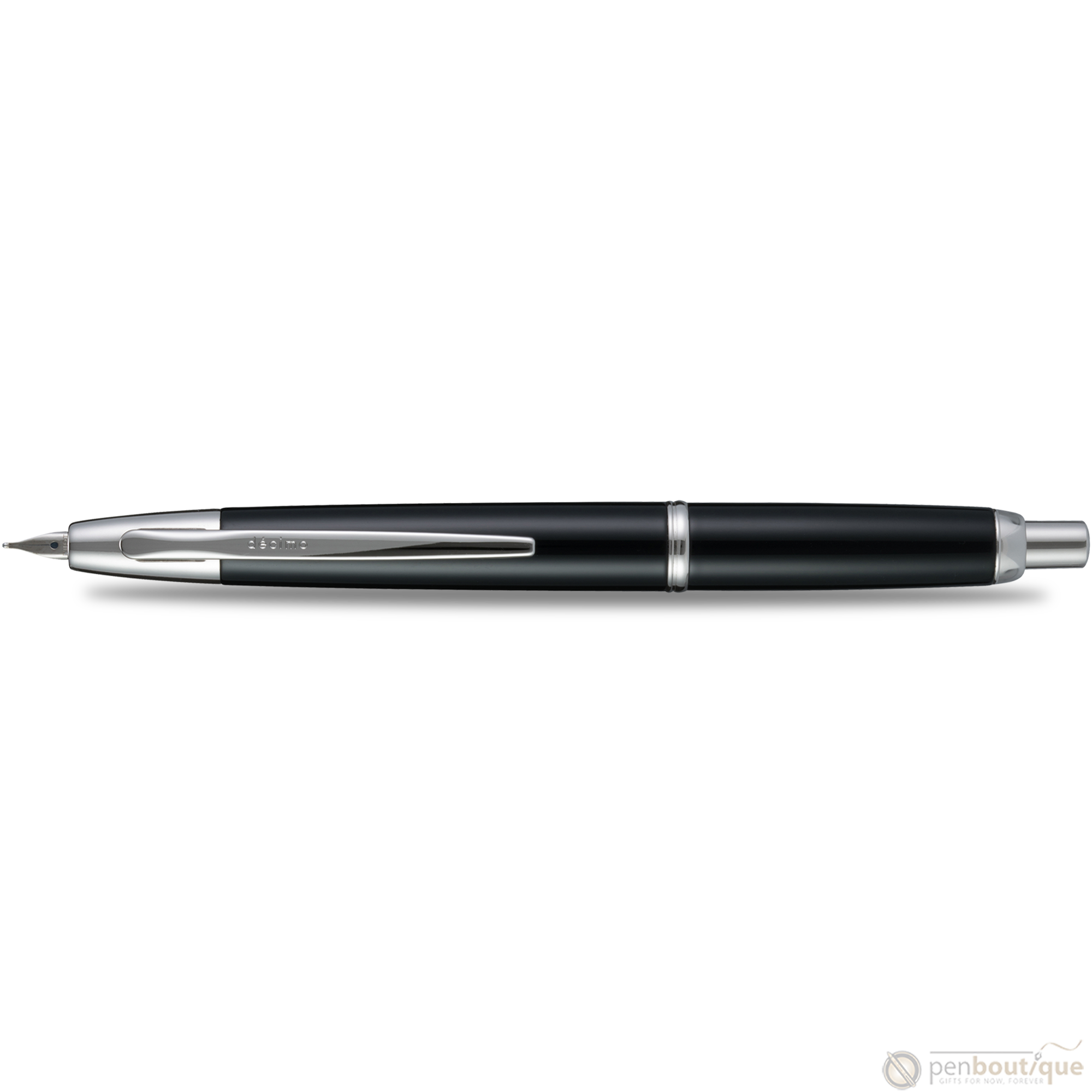 Pilot Vanishing Point Fountain Pen - Decimo Black-Pen Boutique Ltd