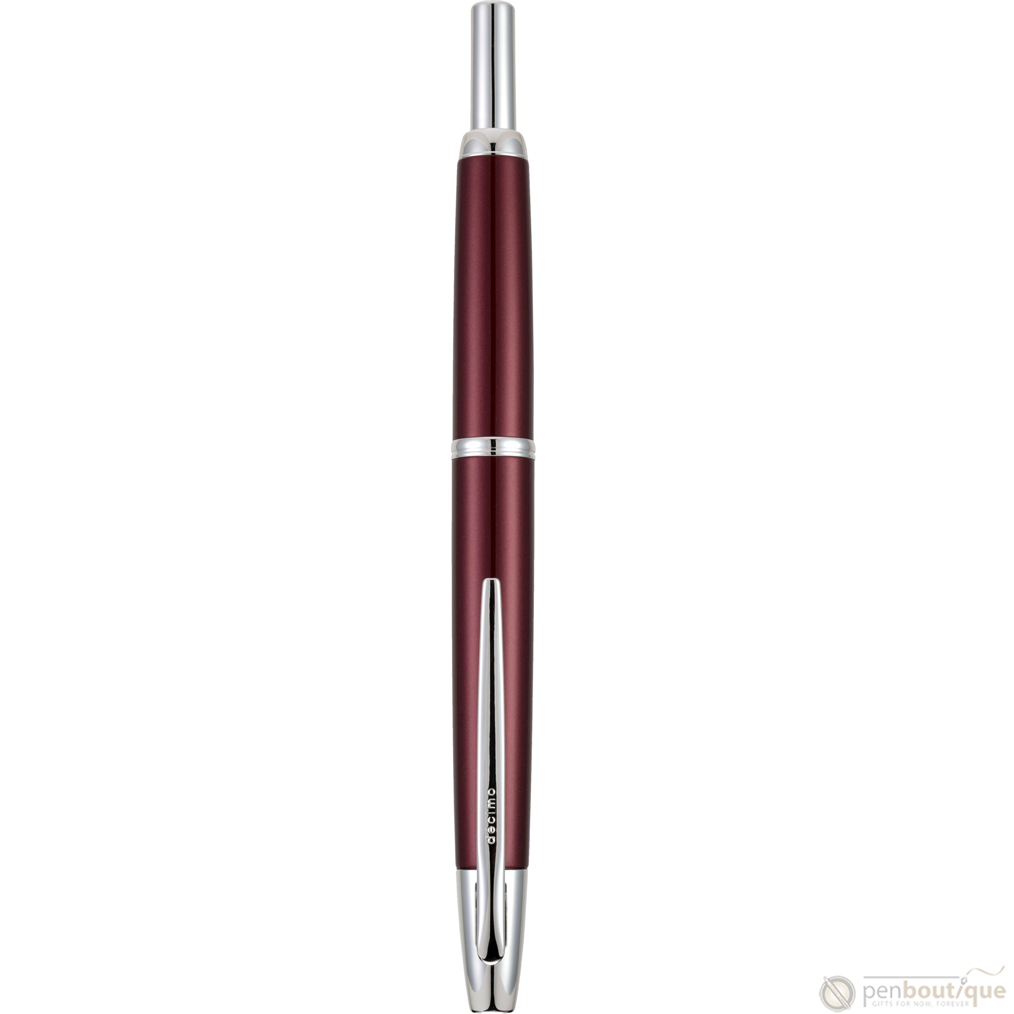 Pilot Vanishing Point Fountain Pen - Decimo Burgundy-Pen Boutique Ltd