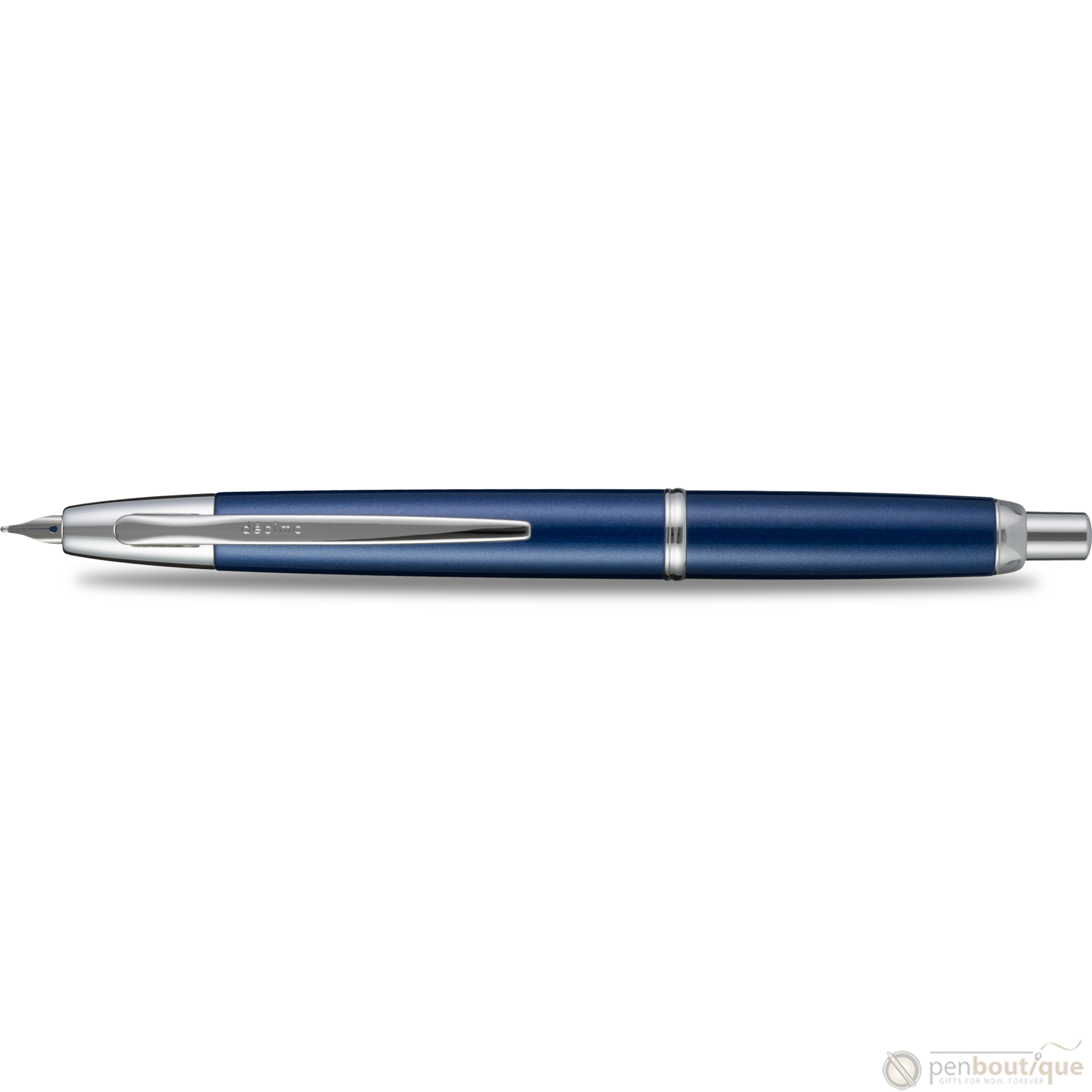 Pilot Vanishing Point Fountain Pen - Decimo Navy Blue-Pen Boutique Ltd