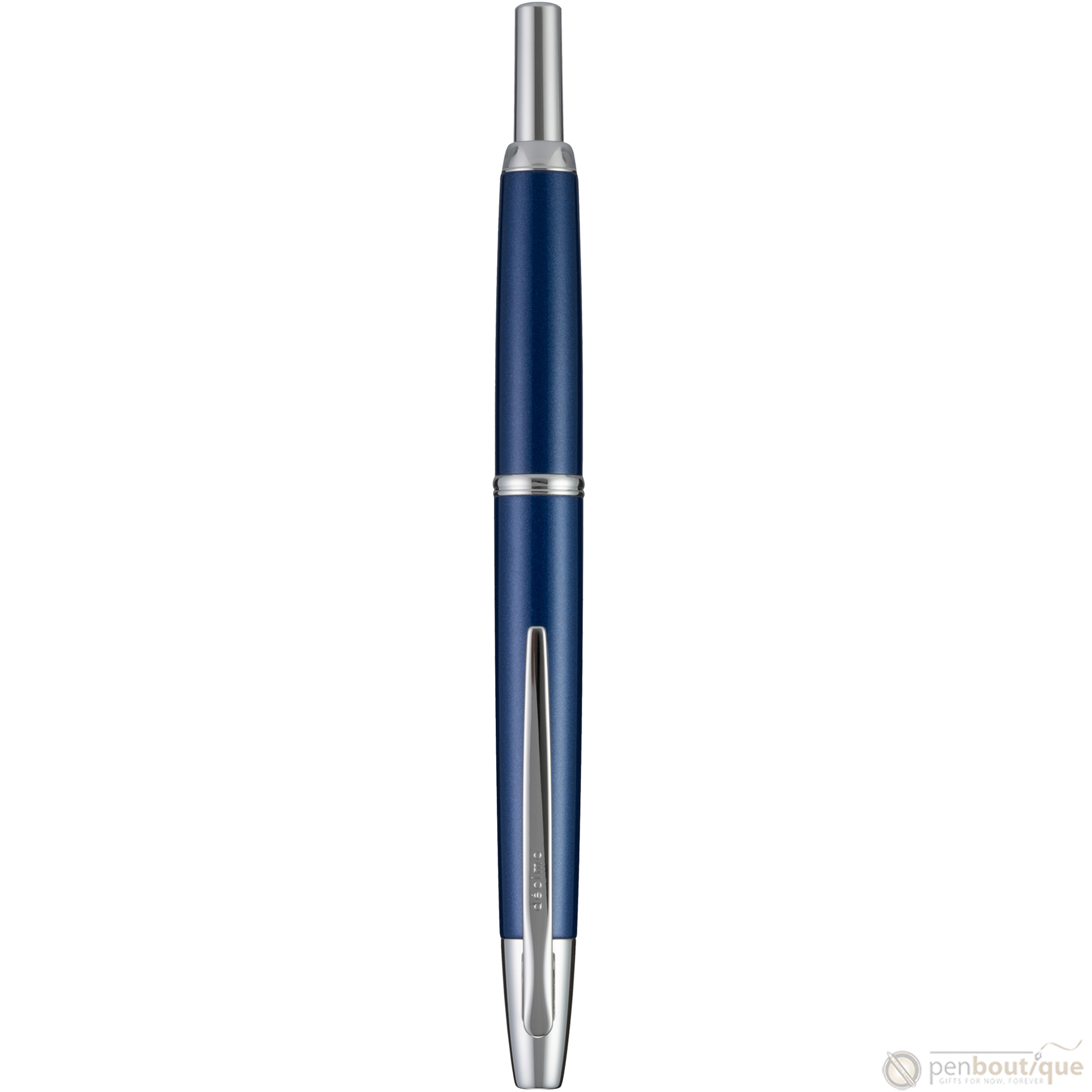 Pilot Vanishing Point Fountain Pen - Decimo Navy Blue-Pen Boutique Ltd