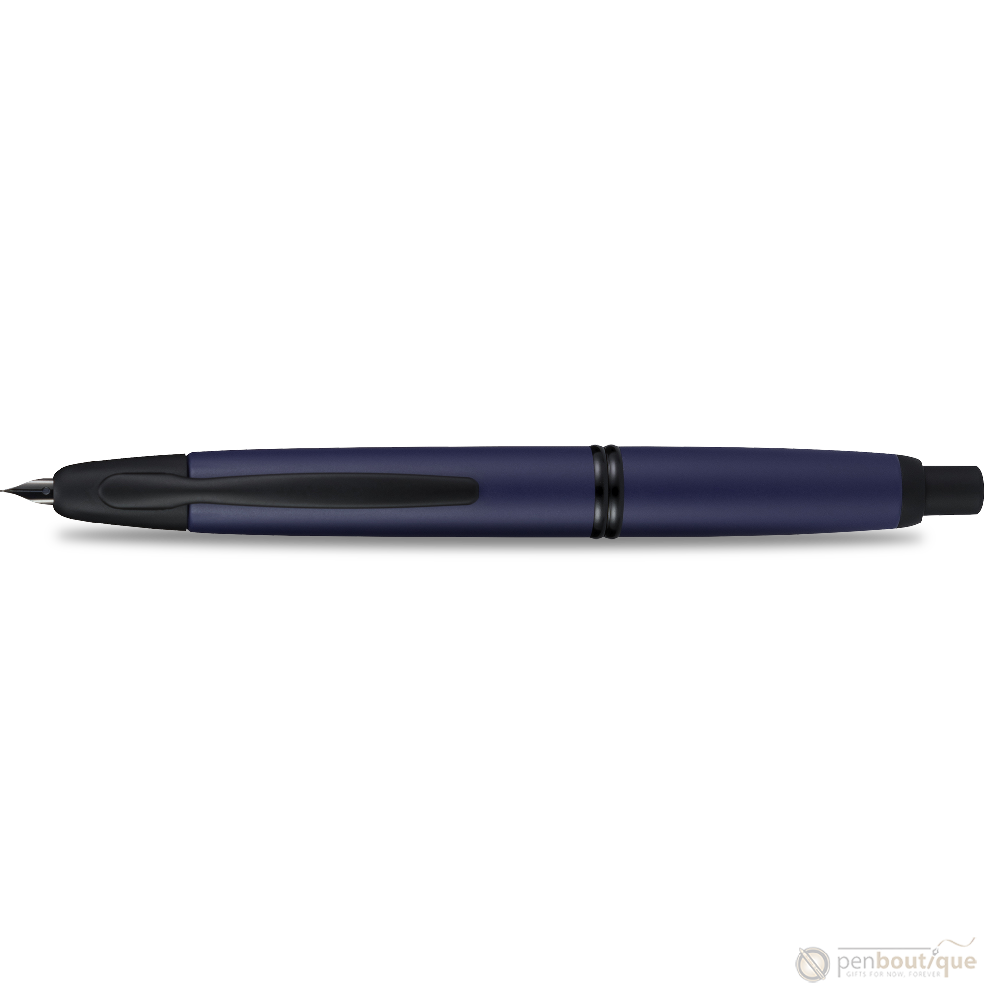 Pilot Vanishing Point Fountain Pen - Matte Blue-Pen Boutique Ltd