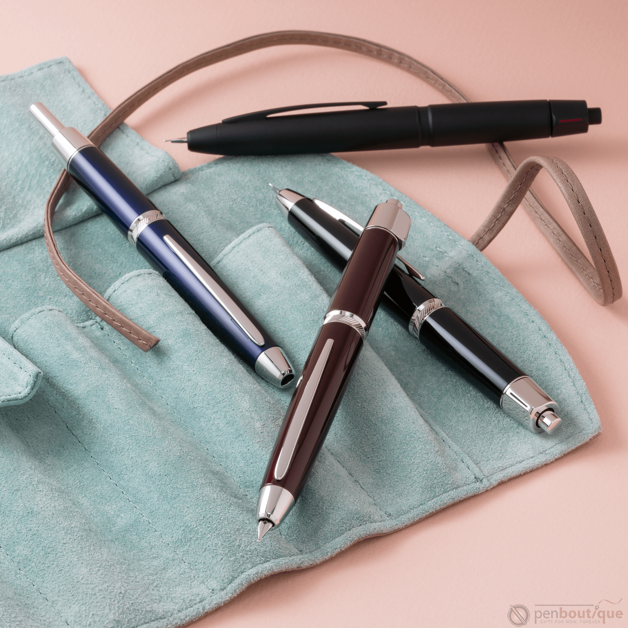 Pilot Vanishing Point LS Fountain Pen - Black - Rhodium Trim - Pen Boutique Ltd