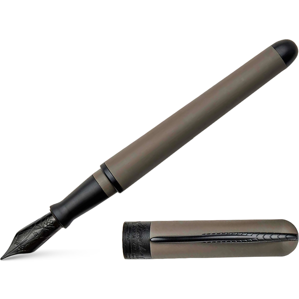 Pineider Avatar UR Fountain Pen - Stone - Matte Black Trim-Pen Boutique Ltd