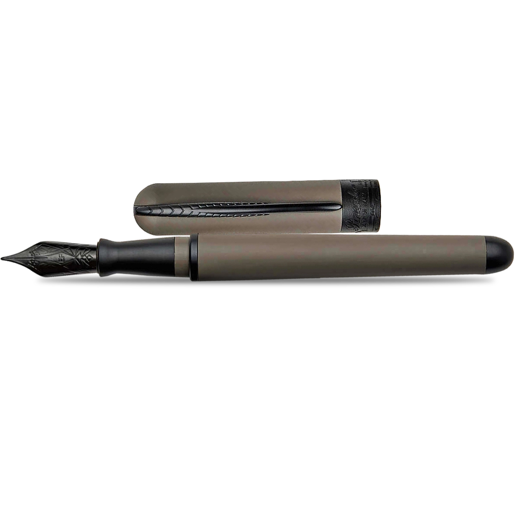 Pineider Avatar UR Fountain Pen - Stone - Matte Black Trim-Pen Boutique Ltd