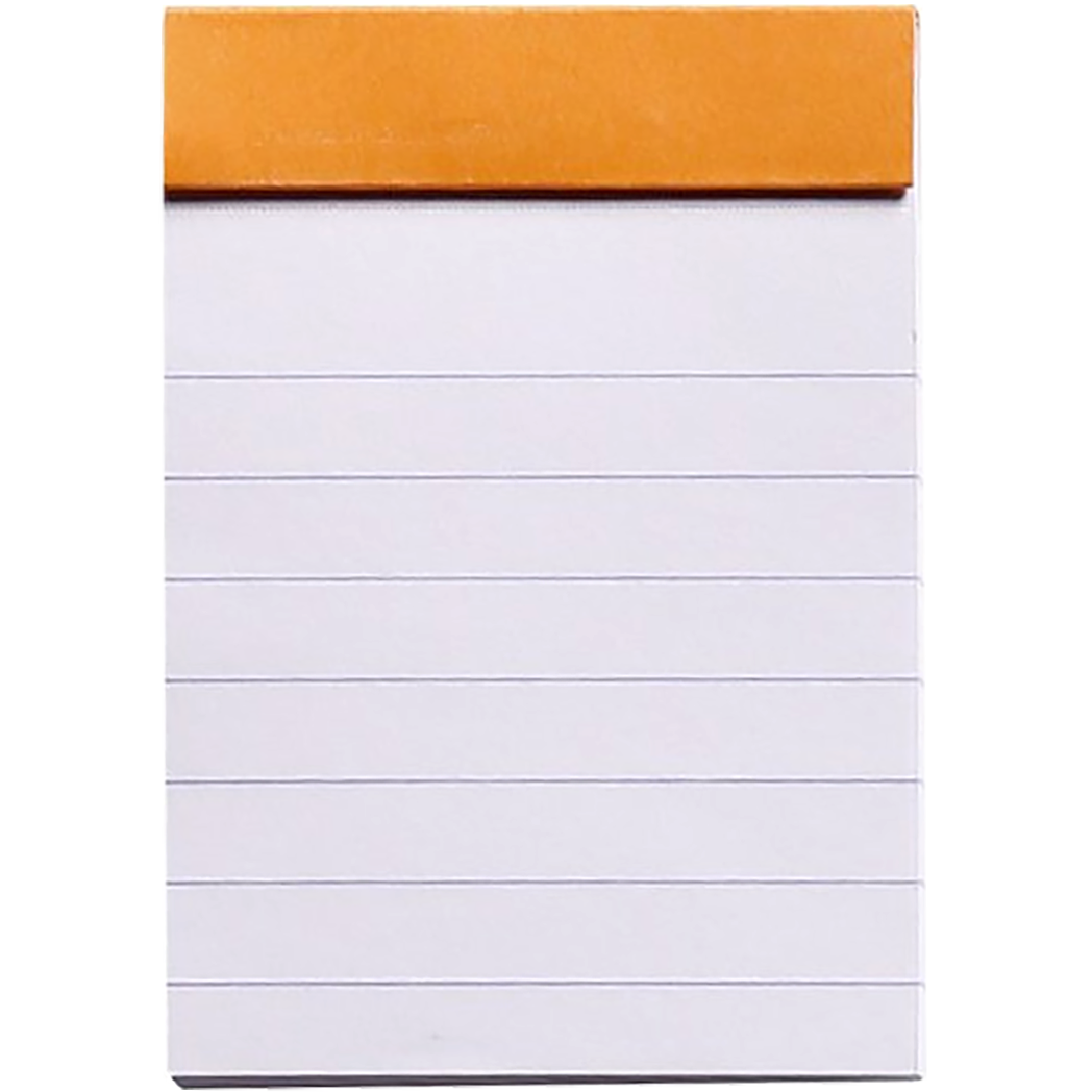 Rhodia N° 10 Pad - Orange - Lined Ruling-Pen Boutique Ltd