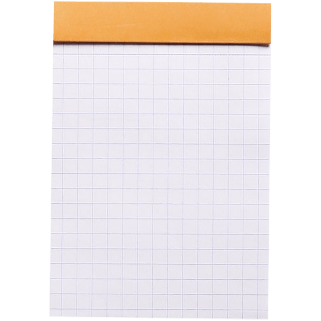 Rhodia N° 11 Pad - Orange - Graph - Pen Boutique Ltd