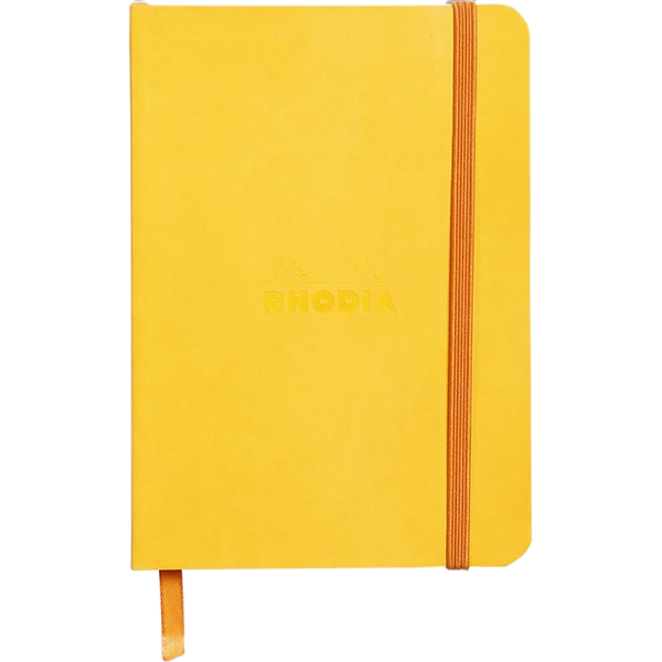 Rhodia Rhodiarama Lined Yellow A6 Notebooks-Pen Boutique Ltd