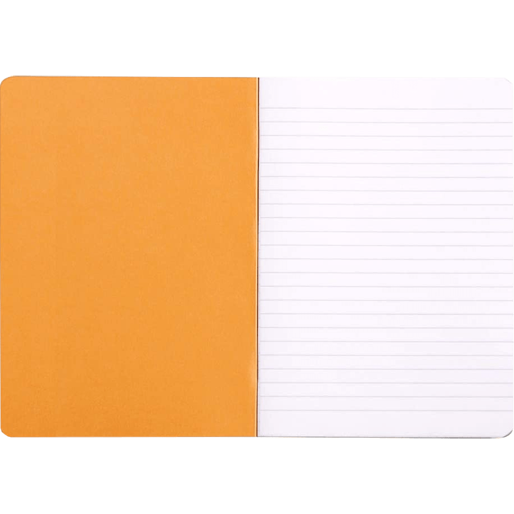 Rhodia Staplebound Lined Notebook 6 X8 1/4-Orange - Pen Boutique Ltd