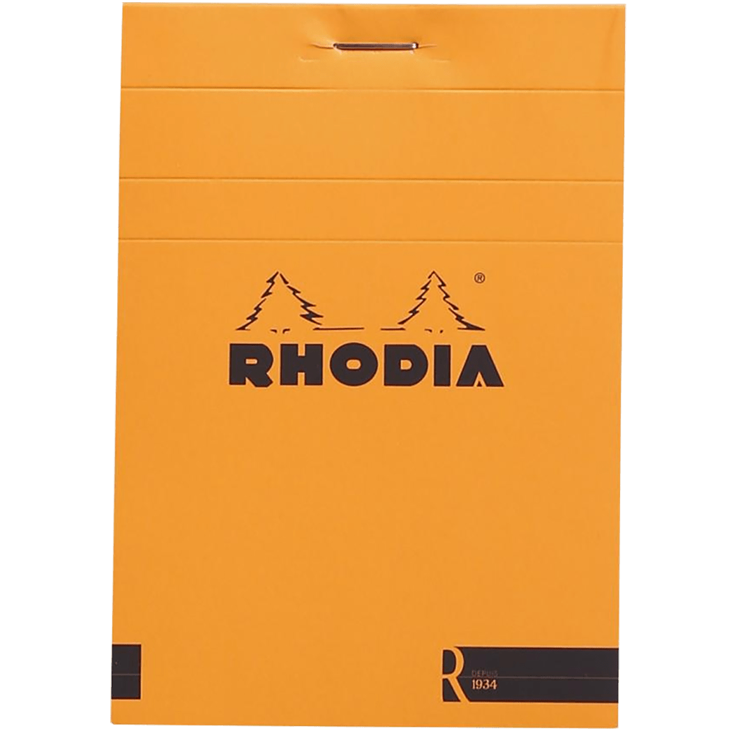 Rhodia Premium R Notepads - Orange - Lined - Pen Boutique Ltd
