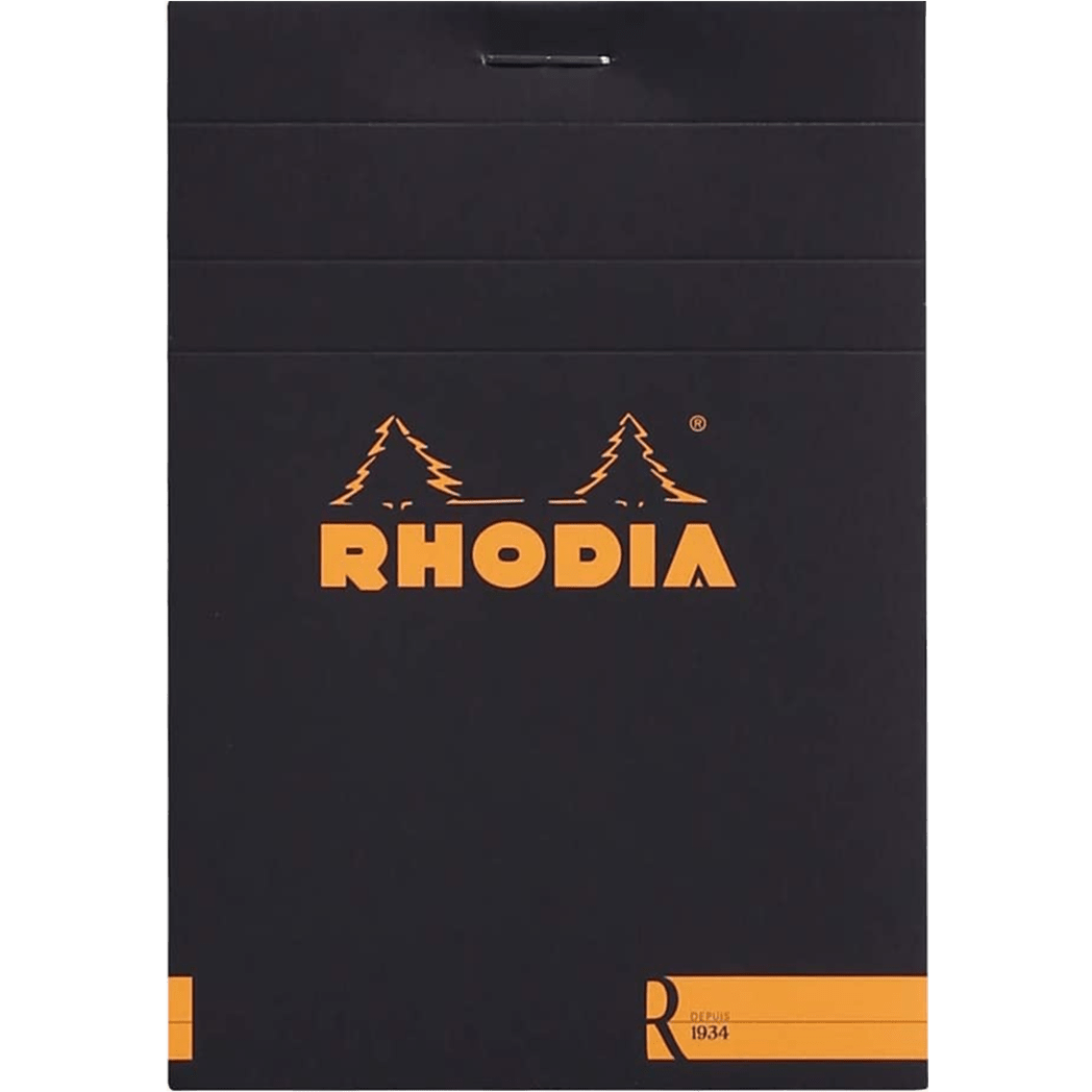 Rhodia Premium R Notepads - Black - Lined - Pen Boutique Ltd