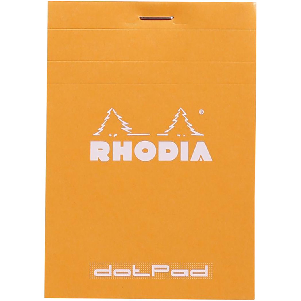 Rhodia N° 12 Pad - Orange - Dot Grid Ruling-Pen Boutique Ltd