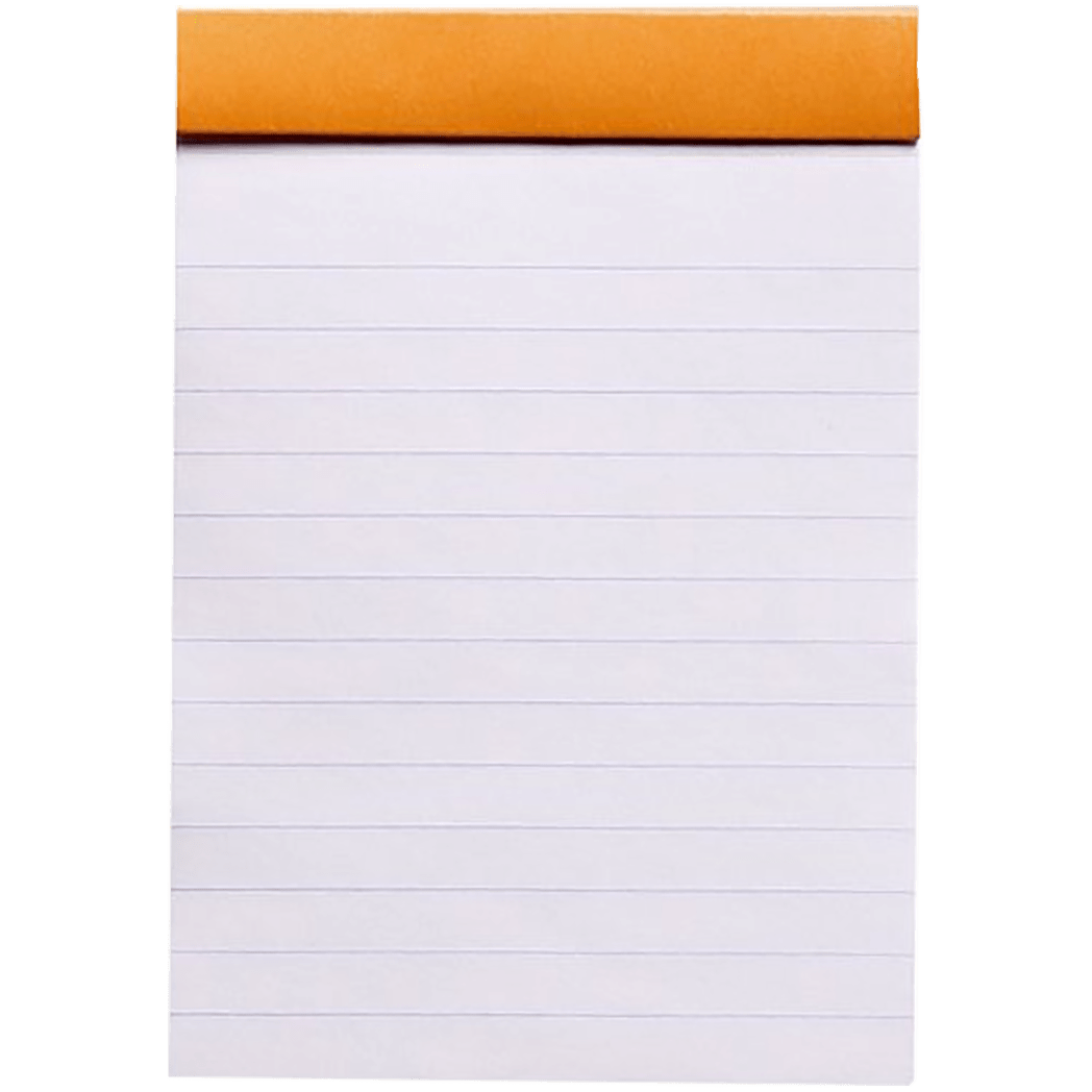 Rhodia N° 12 Pad - Orange - Lined - Pen Boutique Ltd
