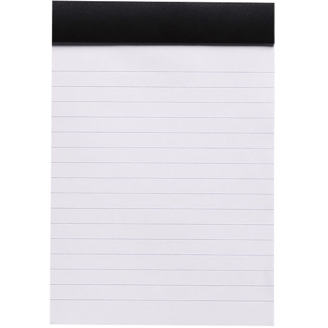 Rhodia N° 13 Pad - Black - Lined - Pen Boutique Ltd