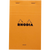 Rhodia Notepads Lined Orange 3 3/8 X 4 3/4-Pen Boutique Ltd