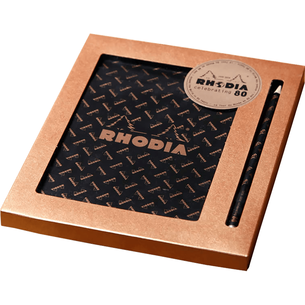 Rhodia 80th Anniversary Pad Limited Edition Boxed Gift Set-Pen Boutique Ltd