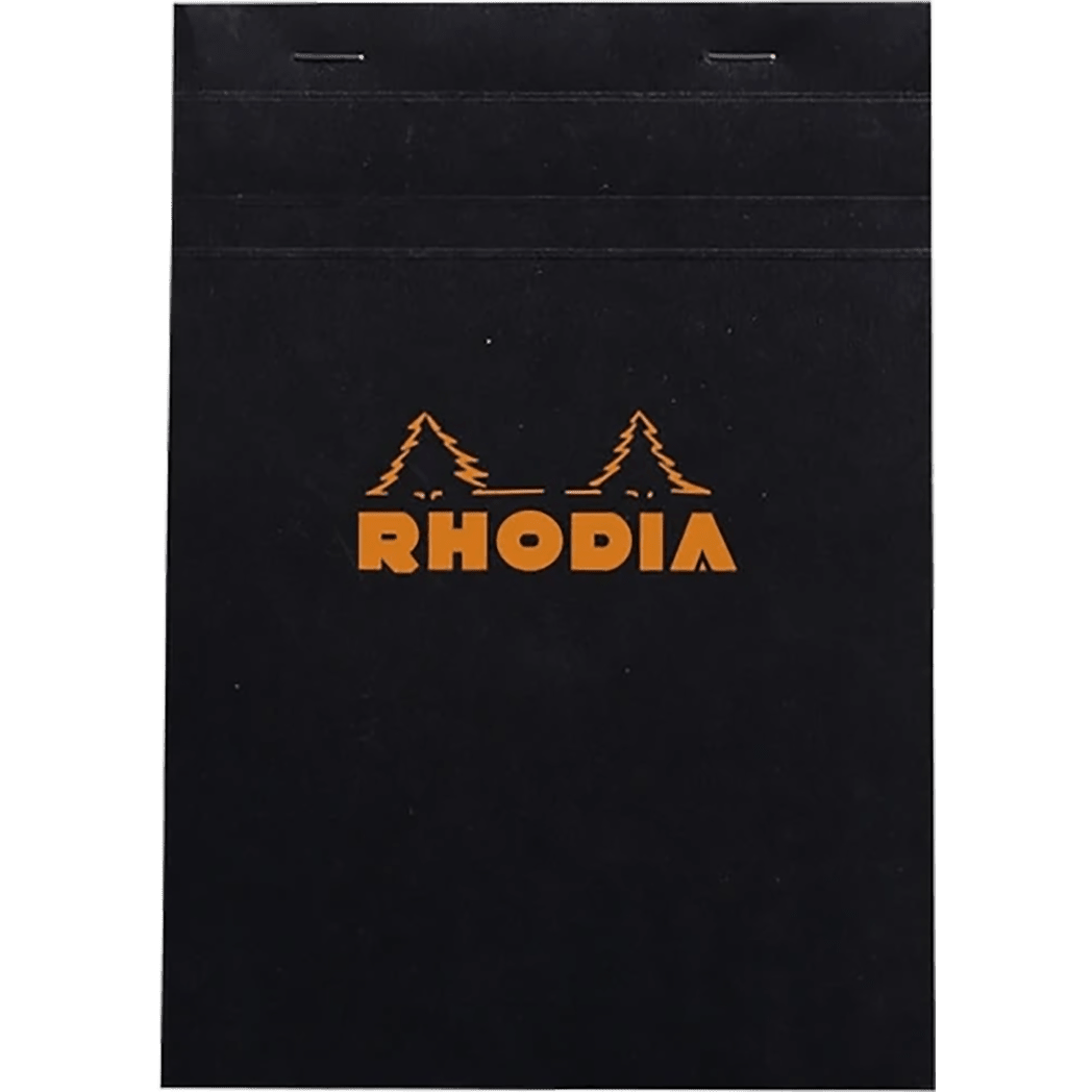Rhodia N°16 Staplebound Pad - Black - Graph - Pen Boutique Ltd