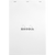 Rhodia Ice Staplebound Notepad - Graph 8-1/4" X 11-3/4"-Pen Boutique Ltd